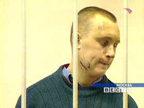 Александр Копцев в зале суда, кадр РТР Александр Копцев в зале суда, кадр РТР