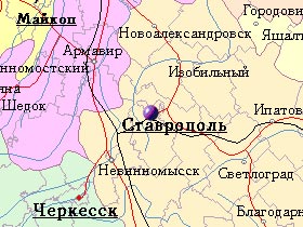 Ставрополь. Карта с сайта mojgorod.ru (с) Ставрополь. Карта с сайта mojgorod.ru (с)