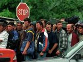 На границе между Косово и Албанией. Фото с сайта www.zerkalopress.ru На границе между Косово и Албанией. Фото с сайта www.zerkalopress.ru