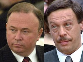 А.Караулов и М.Барщевский. Коллаж сайта Каспаров.Ru А.Караулов и М.Барщевский. Коллаж сайта Каспаров.Ru