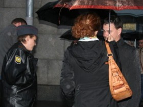 У частники акции памяти Солженицына. Фото с сайта  предоставлено пресс-службой.