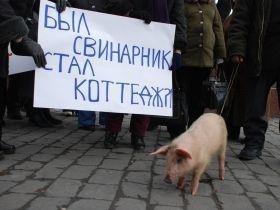 Пикет против рейдерства. Фото: Анастасия Петрова, Каспаров.Ru Пикет против рейдерства. Фото: Анастасия Петрова, Каспаров.Ru