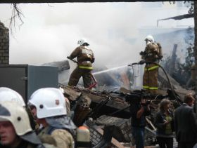 Пожар, фото  Егора Гусева, Каспаров.Ru Пожар, фото  Егора Гусева, Каспаров.Ru