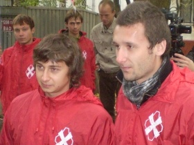 Комиссары МДАД "Наши" Соколов и Крайник Комиссары МДАД "Наши" Соколов и Крайник