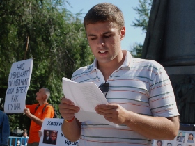 Cопредседатель московской "Солидарности" Константин Янкаускас. Фото Каспарова.Ru Cопредседатель московской "Солидарности" Константин Янкаускас. Фото Каспарова.Ru