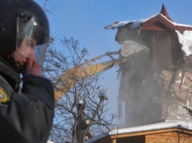 Снос домов в Речнике, фото http://www.slon.ru/blogs/kapkanov Снос домов в Речнике, фото http://www.slon.ru/blogs/kapkanov