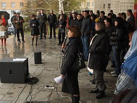 Митинг в Новосибирске, фото с сайта flickr.com Митинг в Новосибирске, фото с сайта flickr.com