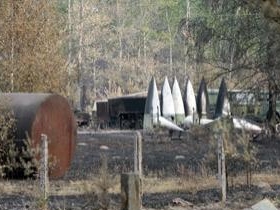 Сгоревшая авиабаза ВМФ. Фото: life.ru Сгоревшая авиабаза ВМФ. Фото: life.ru