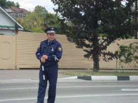 ГАИ на страже, фото Светланы Кравченко, Каспаров.Ru ГАИ на страже, фото Светланы Кравченко, Каспаров.Ru