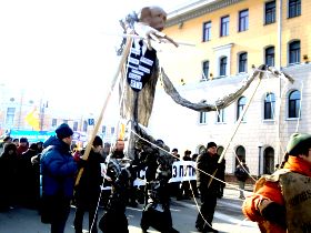 Шествие "За честные выборы" в Томске. Фото: Екатерина Болтовская Шествие "За честные выборы" в Томске. Фото: Екатерина Болтовская