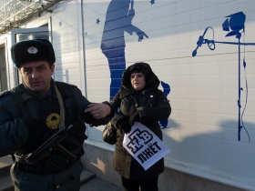 Пикет у "Останкино". Фото: drugoi.livejournal.com