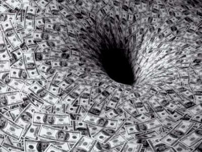 Финансовая дыра. Фото: azatliq.org Финансовая дыра. Фото: azatliq.org