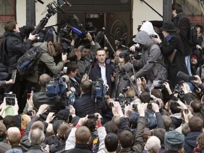 Навальный в Кирове. Фото из фейсбука Юрия Крука