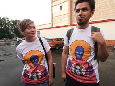 Икона "Pussy Riot" Икона "Pussy Riot"