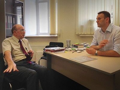 Вукан Вучик и Алексей Навальный. Фото из блога navalny.livejournal.com Вукан Вучик и Алексей Навальный. Фото из блога navalny.livejournal.com