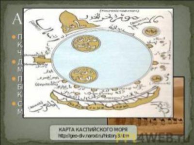 Карта Каспийского моря Карта Каспийского моря
