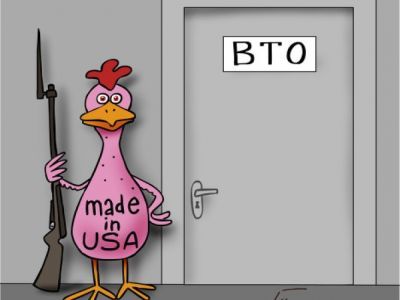 ВТО. Каррикатура: Ёлкин ВТО. Каррикатура: Ёлкин