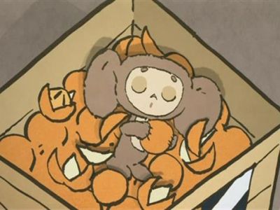 Чебурашка спит в импортных апельсинах. Картинка: clubs.ya.ru Чебурашка спит в импортных апельсинах. Картинка: clubs.ya.ru