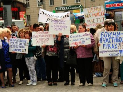 Возмущенные мясопроизводители. Фото: БК55.Ru Возмущенные мясопроизводители. Фото: БК55.Ru