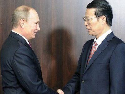 Владимир Путин и Чжан Гаоли. Фото: fedpress.ru Владимир Путин и Чжан Гаоли. Фото: fedpress.ru