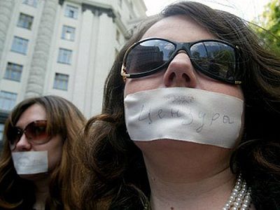 Акция против цензуры. Фото: vip-mediagroup.com Акция против цензуры. Фото: vip-mediagroup.com