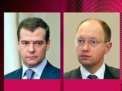Медведев и Яценюк. Фото: dt.ua Медведев и Яценюк. Фото: dt.ua