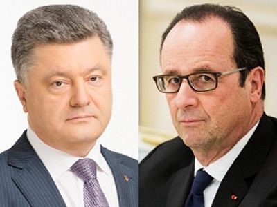 Порошенко и Олланд. Фото: president.gov.ua Порошенко и Олланд. Фото: president.gov.ua
