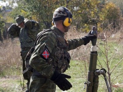 Обстрел из минометов. Фото: liga.net. Обстрел из минометов. Фото: liga.net.