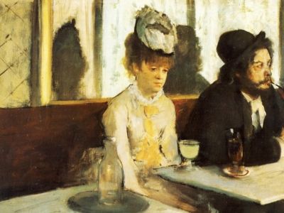 Эдгар Дега, фрагмент картины "Абсент", 1876 год. Фото: muzei-mira.com Эдгар Дега, фрагмент картины "Абсент", 1876 год. Фото: muzei-mira.com