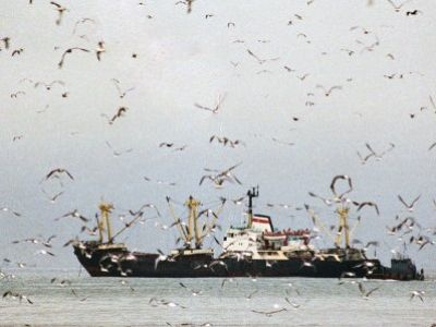 Японский корабль в море. Фото: РИА "Новости" В. Киселев Японский корабль в море. Фото: РИА "Новости" В. Киселев