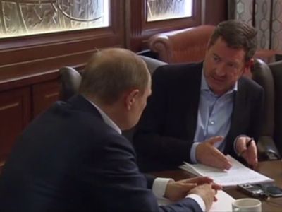 Интервью Путина изданию Bild. Фото: скриншот bild.de Интервью Путина изданию Bild. Фото: скриншот bild.de