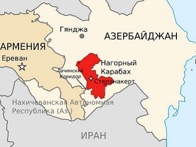 Нагорно-Карабахская АО в СССР (карта). Источник - ezdixannews.com Нагорно-Карабахская АО в СССР (карта). Источник - ezdixannews.com