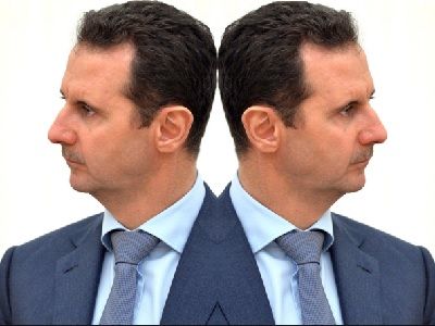 "Зеркальный" Башар Асад. Фото: haberturk.com "Зеркальный" Башар Асад. Фото: haberturk.com