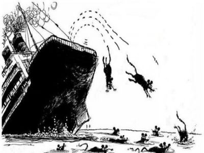 Крысы бегут с корабля. Фото: livejournal.com/smoliarm Крысы бегут с корабля. Фото: livejournal.com/smoliarm