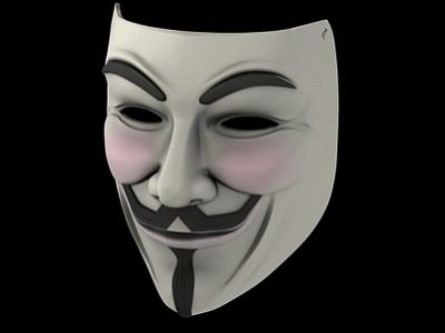 Маска Гая Фокса. Источник - 3dtoday.ru Маска Гая Фокса. Источник - 3dtoday.ru