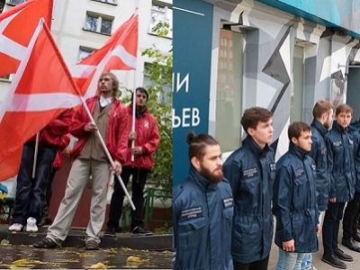 "Нашисты" у подъезда дома А.Подрабинека (2009); "Офицеры России" у фотоцентра (2016). Источники - politzeky.ru, gazeta.ru "Нашисты" у подъезда дома А.Подрабинека (2009); "Офицеры России" у фотоцентра (2016). Источники - politzeky.ru, gazeta.ru