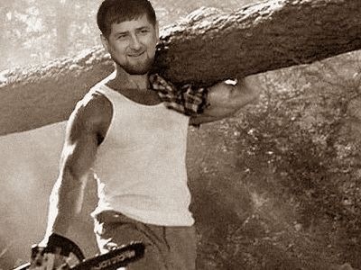 Субботник в Чечне Коллаж: Каспаров.Ru Субботник в Чечне Коллаж: Каспаров.Ru