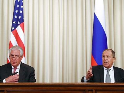 Р. Тиллерсон и С. Лавров, Москва, 12.4.17. Фото: ТАСС Р. Тиллерсон и С. Лавров, Москва, 12.4.17. Фото: ТАСС