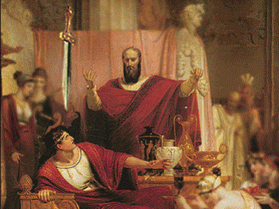 Дамоклов меч (по картине Р.Уэстолла). Источник - s-media-cache-ak0.pinimg.com Дамоклов меч (по картине Р.Уэстолла). Источник - s-media-cache-ak0.pinimg.com