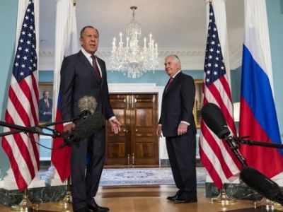 С.Лавров и Р.Тиллерсон на пресс-конференции в Вашингтоен, 10.5.17. Источник - ryb.ru С.Лавров и Р.Тиллерсон на пресс-конференции в Вашингтоен, 10.5.17. Источник - ryb.ru