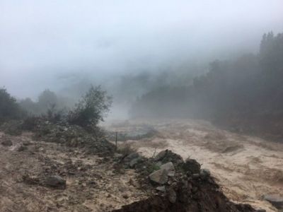Сход селя в Кабардино-Балкарии. Фото: МЧС России Сход селя в Кабардино-Балкарии. Фото: МЧС России