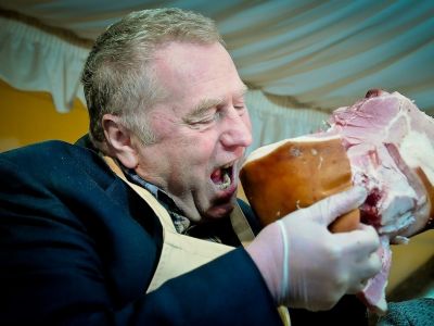 Жириновский и хамон Жириновский и хамон