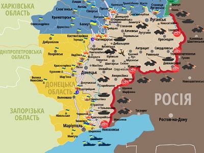 Карта зоны АТО на 20.12.17. Фото: imbf.org Карта зоны АТО на 20.12.17. Фото: imbf.org