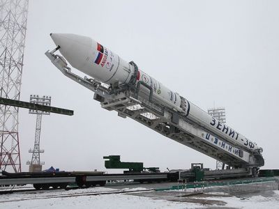 Ракета-носитель "Зенит-3Ф" со спутником "Ангосат-1". Источник - russianspaceweb.com Ракета-носитель "Зенит-3Ф" со спутником "Ангосат-1". Источник - russianspaceweb.com