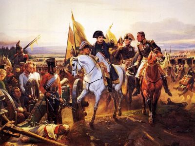 О.Верне, "Наполеон на поле боя под Фридландом". Источник - ru.wikipedia.org О.Верне, "Наполеон на поле боя под Фридландом". Источник - ru.wikipedia.org