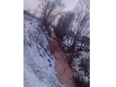 красная речка в Тюменской области: Фото: vk.com/incident_tmn красная речка в Тюменской области: Фото: vk.com/incident_tmn