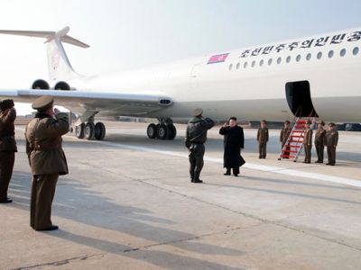Ким Чен Ын и его Ил-62. Фото: kcna.kp Ким Чен Ын и его Ил-62. Фото: kcna.kp