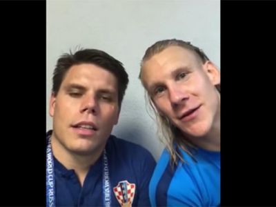 Хорватские футболисты Домагой Вида и Огнен Вукоевич. Фото: aif.ru Хорватские футболисты Домагой Вида и Огнен Вукоевич. Фото: aif.ru