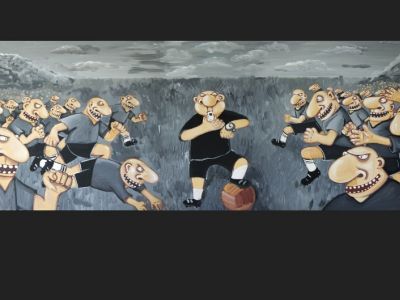 Вася Ложкин, "Футбол". Репродукция: vasya-lozhkin.ru Вася Ложкин, "Футбол". Репродукция: vasya-lozhkin.ru