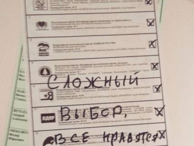 Испорченный бюллетень. Фото: rulez-t.info